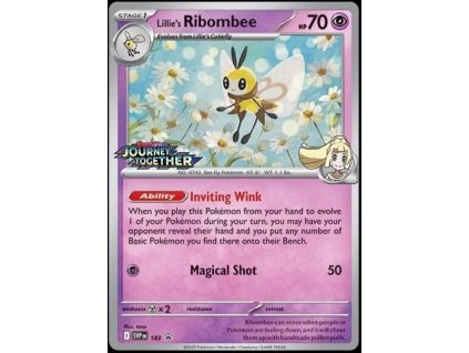 Lillie's Ribombee SVP 183 - Black Star Promos