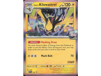 Iono's Kilowattrel SVP182 - Scarlet & Violet Promos STAFF
