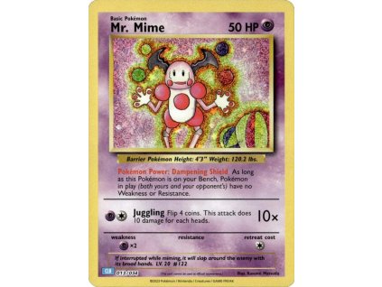 Mr. Mime (CLB 013) - Pokémon Trading Card Game Classic: Blastoise & Suicune ex Deck