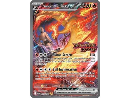 Team Rocket's Moltres ex 229/182 - Destined Rivals Stamped