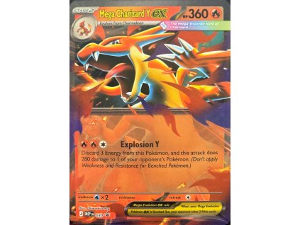 Mega Charizard Y ex MEP030 - Mega Evolution Black Star Promos