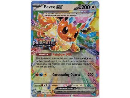 Eevee ex 075/131 - Prismatic Evolutions Stamped