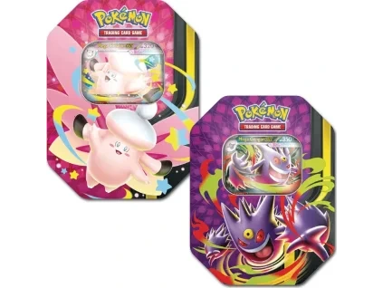 Pokémon TCG: Mega Moonlit Tin Gengar + Clefable