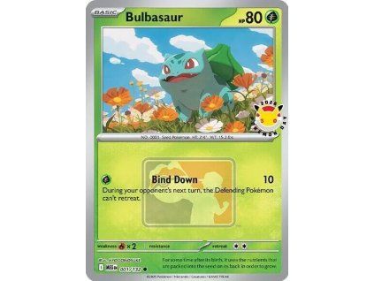 Bulbasaur 001/132 - Mega Evolution Pokemon Day 2026