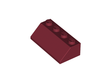 Sklon 3037 tmavě červený 2 x 4