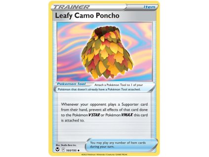 Leafy Camo Poncho.SWSH12.160.45524