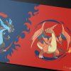 Pokémon UP: Mega Charizard X & Y - Herní podložka