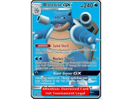 Blastoise GX SM189 - Promo OVERSIZE