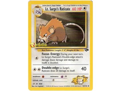 Lt Surges Raticate.G2.53