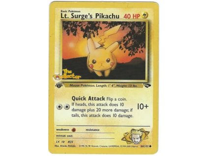 Lt Surges Pikachu.G2.84