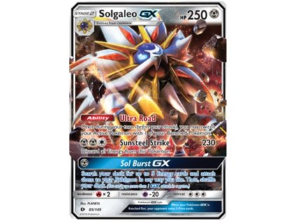 UR 089 Solgaleo GX.SAM.89.13476