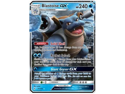 U035Blastoise GX.UNB.35.27638