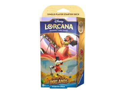 lorcana into the inklands starter deck ruby sapphire