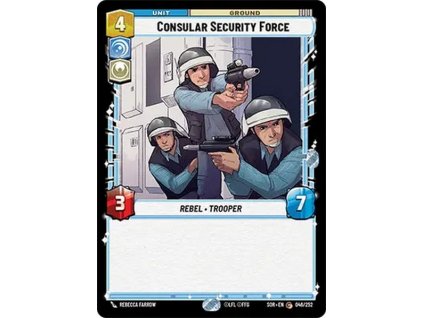 card SWH 01 046 Consular Security Force 6543d9e686