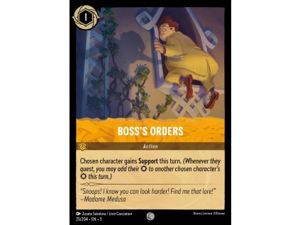 C025boss 039 s orders 25
