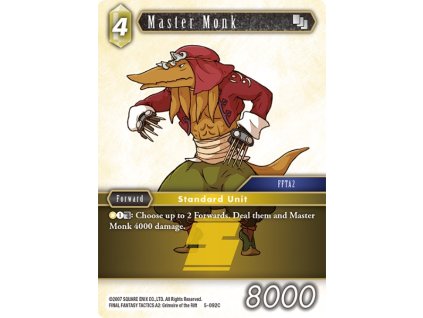 5 092C eg Master Monk