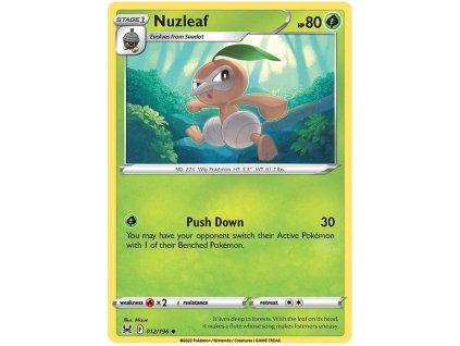 Nuzleaf 012/196 - Lost Origin