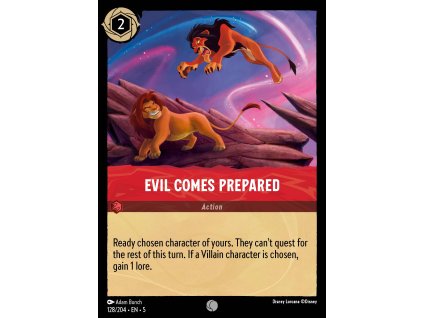 C128evil comes prepared 128