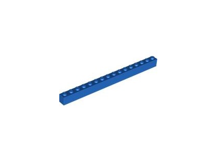 LEGO kostička 1 x 16 modrá 2465