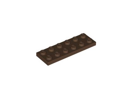 LEGO destička 2 x 6 černá 3795
