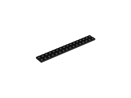 LEGO destička 2 x 16 černá 4282