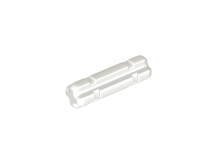 LEGO Technic, Axle 2L Notched 32062 bílá
