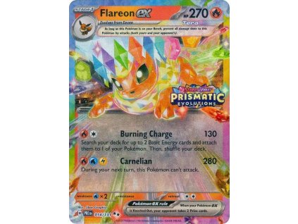 Flareon ex 014/131 - Prismatic Evolutions STAMPED