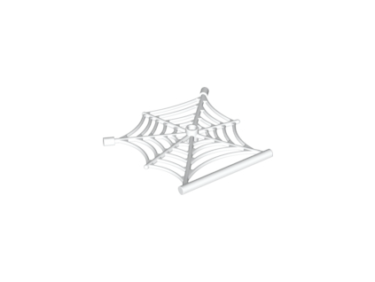LEGO 90981 Spider Web Flat with Hollow Stud