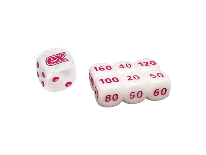 White Flare Dice Set kostky