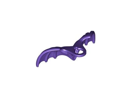 Minifigure Wings Webbed Extended with Neck Bracket 20608