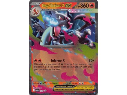 Mega Charizard X ex MEP029 - Mega Evolution Black Star Promos