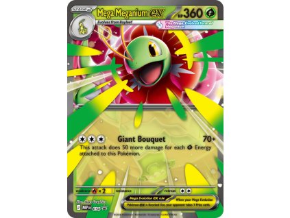 Mega Meganium Ex MEP034 - Mega Evolution Black Star Promos