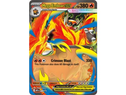Mega Emboar ex MEP035 - Mega Evolution Black Star Promos