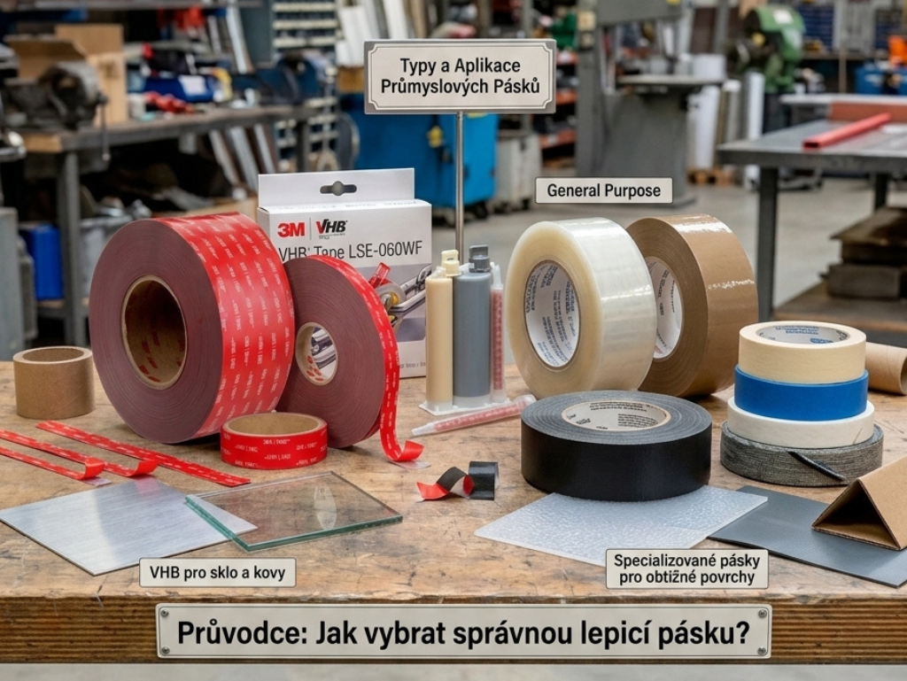 Jak vybrat správnou lepicí pásku? Kompletní průvodce typy nosičů a lepidel