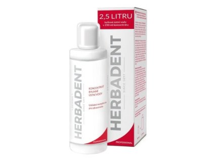 HERBADENT PROFESSIONAL bylinná ústní voda s chlorhexidinem 240ml