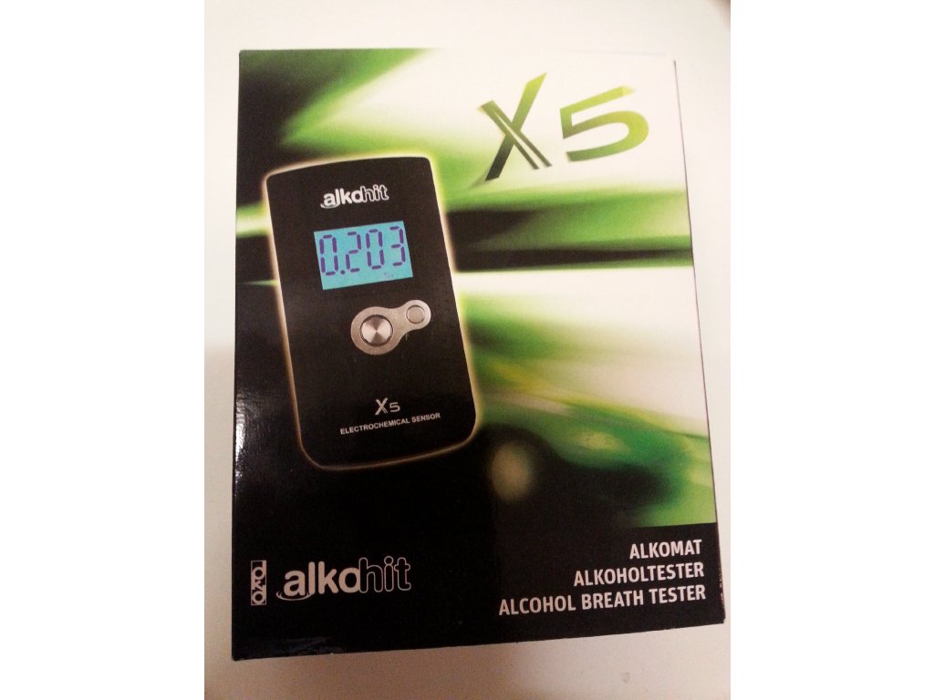 Alkoholový dechový alkohol tester Digitální dechový alkohol tester dobíjecí  LED displej za 367 Kč - Allegro