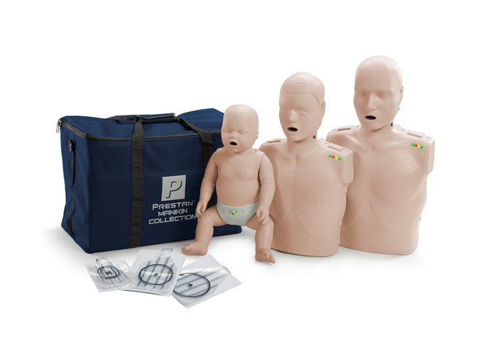 Resuscitační sada dospělý, dítě, kojenec s KPR monitorem