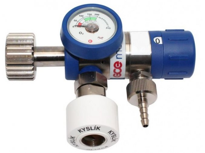Redukční ventil na tlakové lahve O2 MediSelect II 25 l.