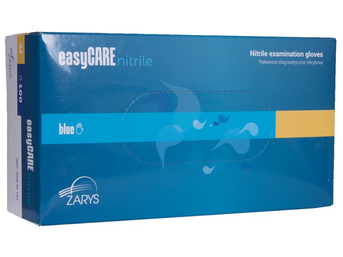 Nitrilové vyšetrovací bezpudrové rukavice EasyCare krabička