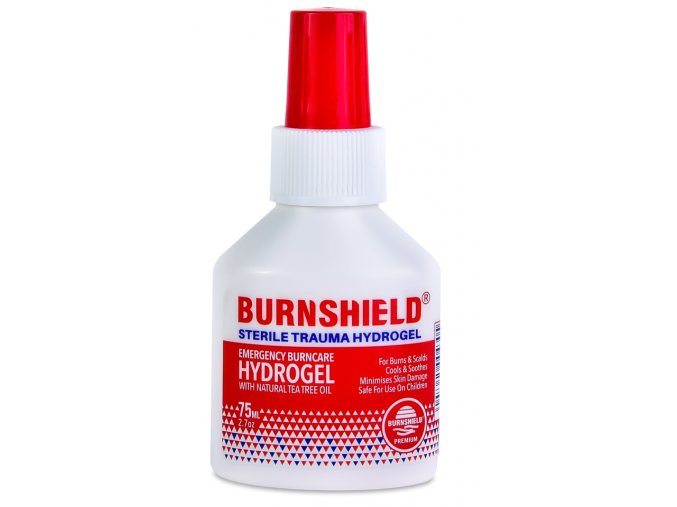 Popáleninový chladící gel ve spreji Burnshield 75 ml.