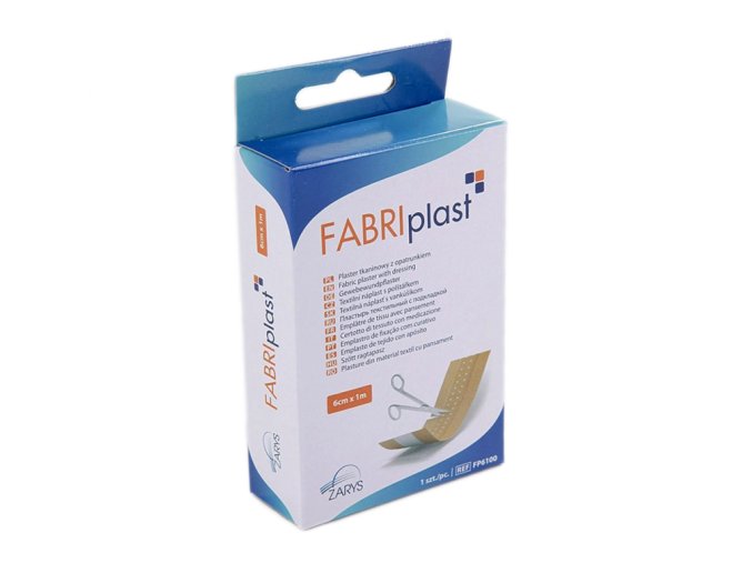 173255 zarys lnternational group fabriplast textilni naplast s krytim telova barva nesterilni velikost 6 cm x 1 m