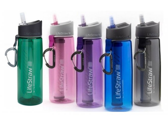 Cestovní filtr na vodu LifeStraw Go s nádobou 650 ml.