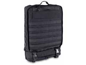 Taktický zdravotnický kompaktní plochý batoh ModulS Black 15 l.