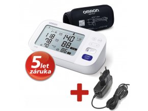 Tlakoměr OMRON M6 Comfort s AFib, intelli manžetou a síťovým zdrojem