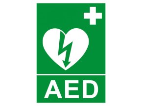 Samolepka AED 210x150 mm