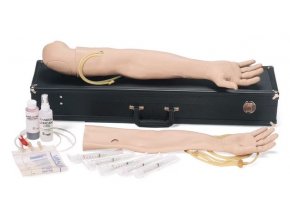 Trenažér na výuku kanylace Laerdal IV Training Arm Kit pohled