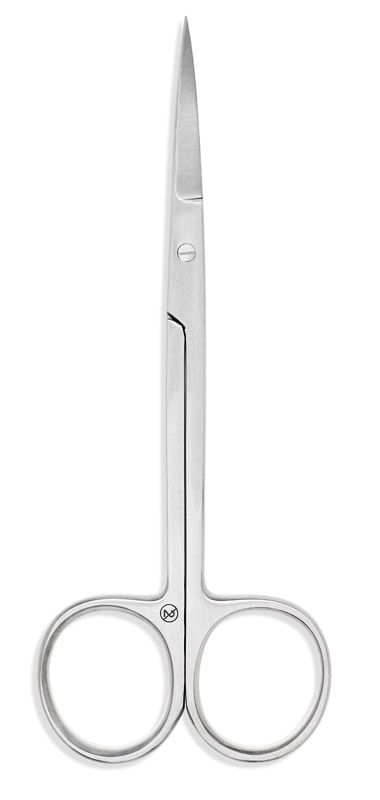 Chirurgické hrotnaté rovné sterilní nůžky IRIS 11,5 cm