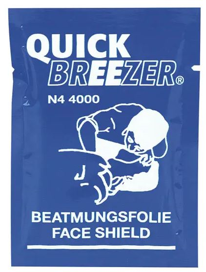 Resuscitační rouška Quick-Breezer Face shield s antibakteriálním filtrem