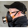 Ochranná polomaska Respira Compact s nanovláknovým filtrem použití
