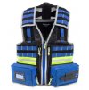 Záchranářská multifunkční vesta Chaleco Emergency Vest modrá
